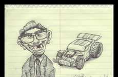 Distracted Juror Drawings