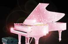 Crystal Encrusted Baby Grands