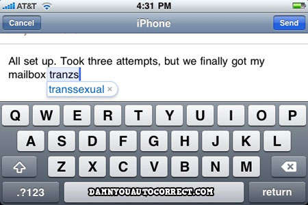 Auto-Correct Fails