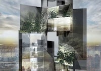 Mirrored Multistory Structures Image 4