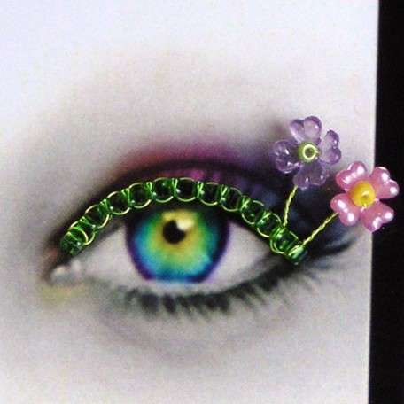 Beaded Eyelash Jewelry