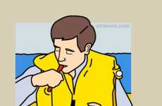 Comical Air Safety Cards