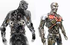 Recycled Robot Sculptures
