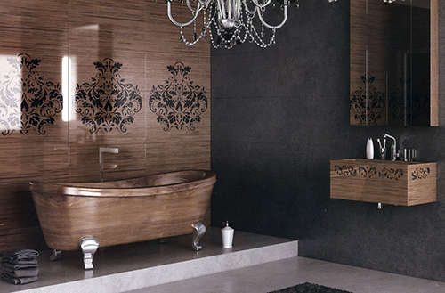 Luxurious Wooden Washrooms