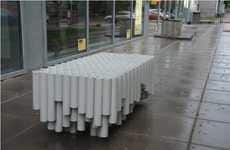 Upcycled Pipe Seating