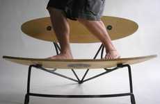 Skateboard-Like Seating