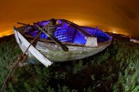 Nighttime Derelict Photography Image 4