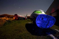 Nighttime Derelict Photography Image 5