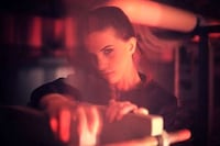 Risque Red-Lipped Photography Image 5