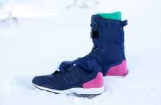 Highlighter-Heeled Snowboard Shoes