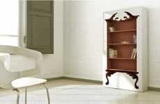 Classy Bookcase Carvings