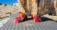 Upcycled Advertisement Footwear Image 3