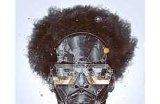 30 Abstract Face Portraits