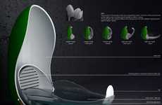 Futuristic Shower Pods