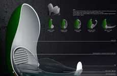 Futuristic Shower Pods