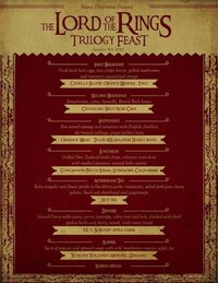 Middle Earth Menus Image 4