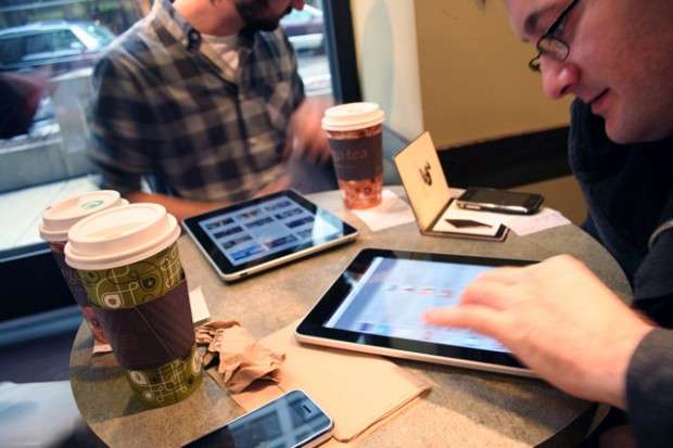Paperless Cafe Newsstands