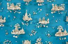 3D Porcelain Wallpaper