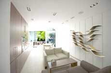 Branching Transformer Shelves
