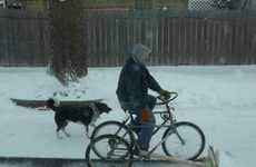 Cycling Snow-Shovelers