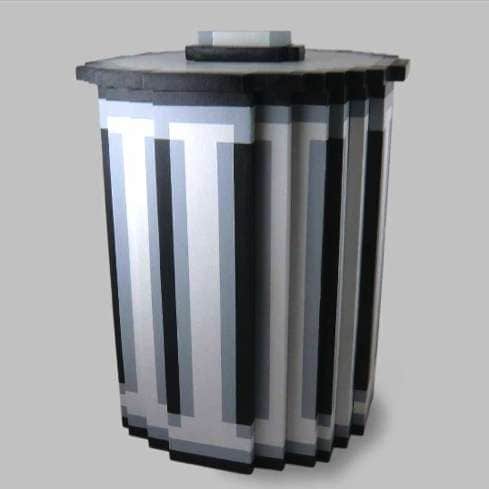 Pixelated Garbage Pails Image 2
