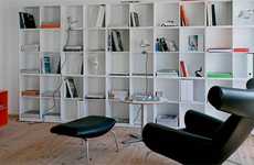 Chic Living Room Libraries