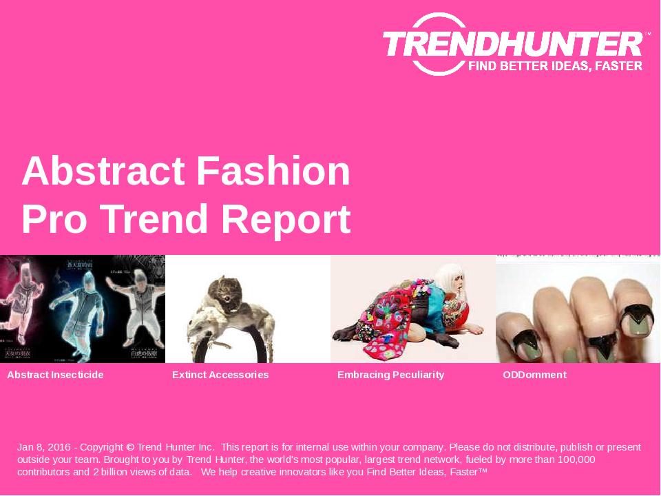 Custom Abstract Fashion Trend Report & Custom Abstract Fashion Market ...