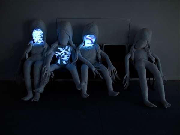 Strange Stuffed Art Installs