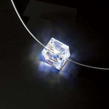 Glowing Swarovski Cube