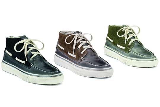 Stone-Washed Boating Footwear
