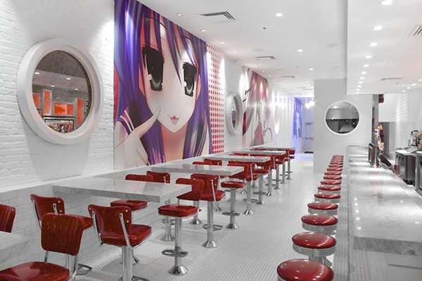 Futuristic Diner Interiors