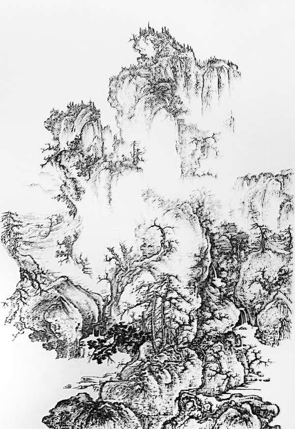 Hammered Chinese Paintings