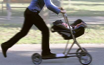 Baby Strollers with Skates
