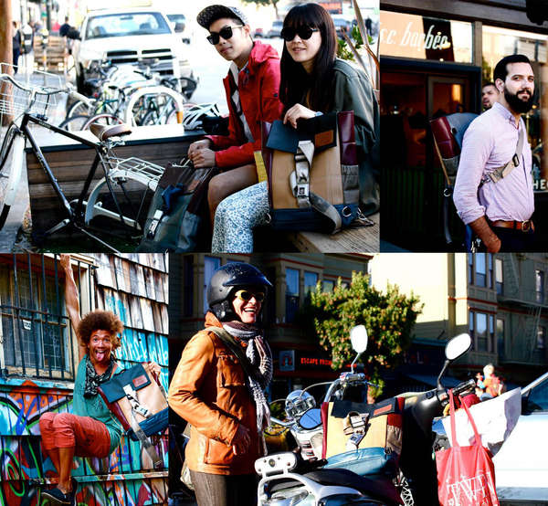 Car-Recycled Backpacks