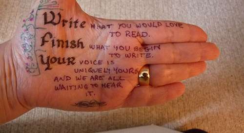 Motivational Palm Messages