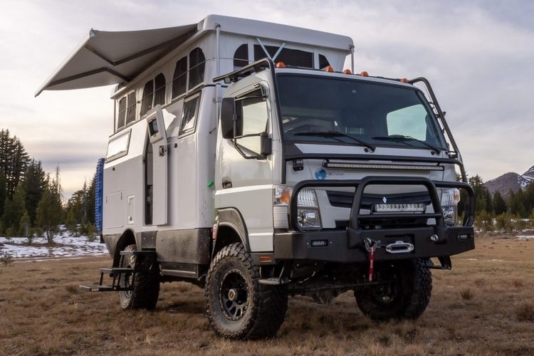 Feature-Rich Overland Camper Vehicles - The 2020 EarthCruiser EXP Has a Four-Wheel Drive System (TrendHunter.com)