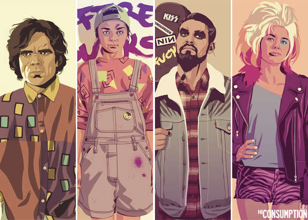 Grungy Fantasy Character Drawings (UPDATE)