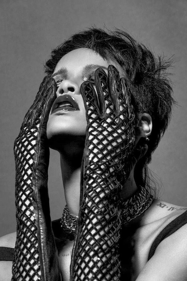 Aggressive Gothic Girl Editorials