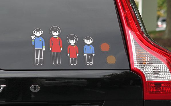 Sci-Fi Window Stickers