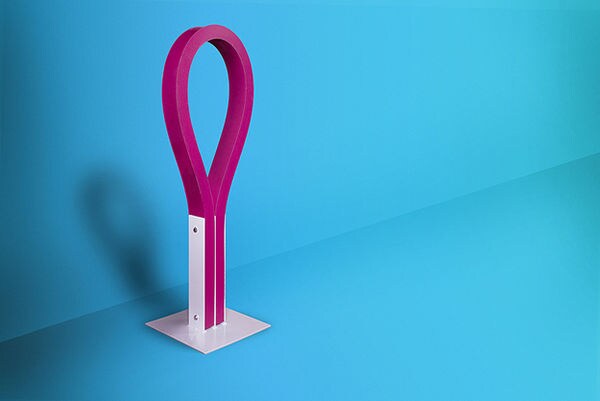 Rounded Rubber Bicycle Racks