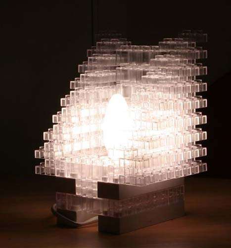 Fake Ice Cube Lamps