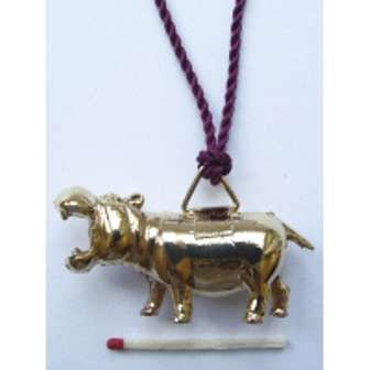 Gold Pet Pendants – A 24 Carat Hippo Adds Distinct Style To your Jewelry Collection