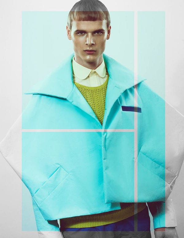 Edgy Color-Blocked Editorials