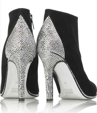 Crystal-Studded Heels