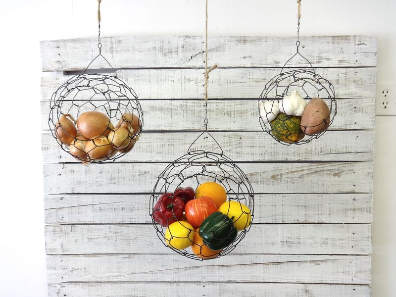 Suspended Fruit Baskets