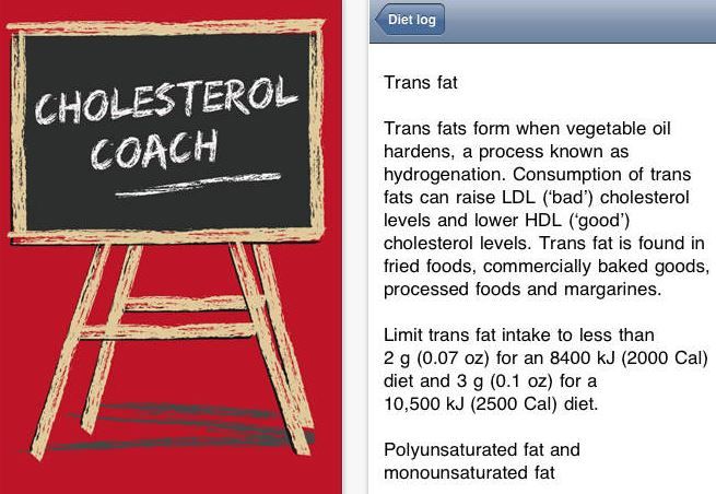 Educational Cholesterol Apps