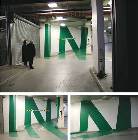 3-D Parking Garage Signs