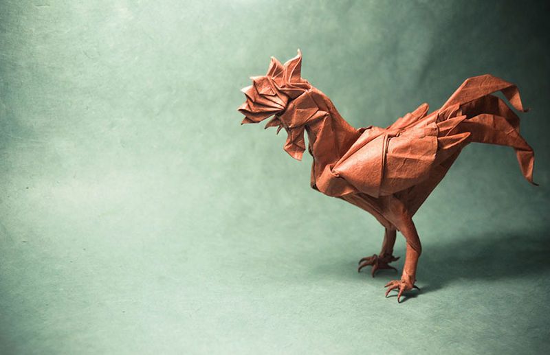 Intricate Origami Artwork