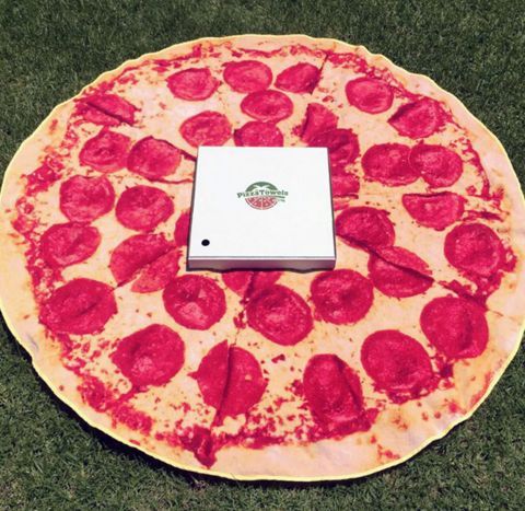 Pizza-Shaped Beach Towels