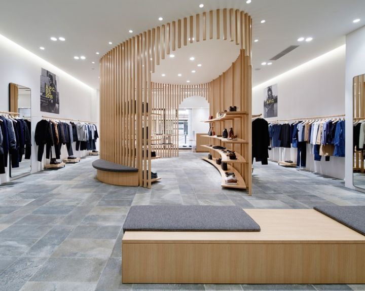 Vertical Latticed Retail Interiors